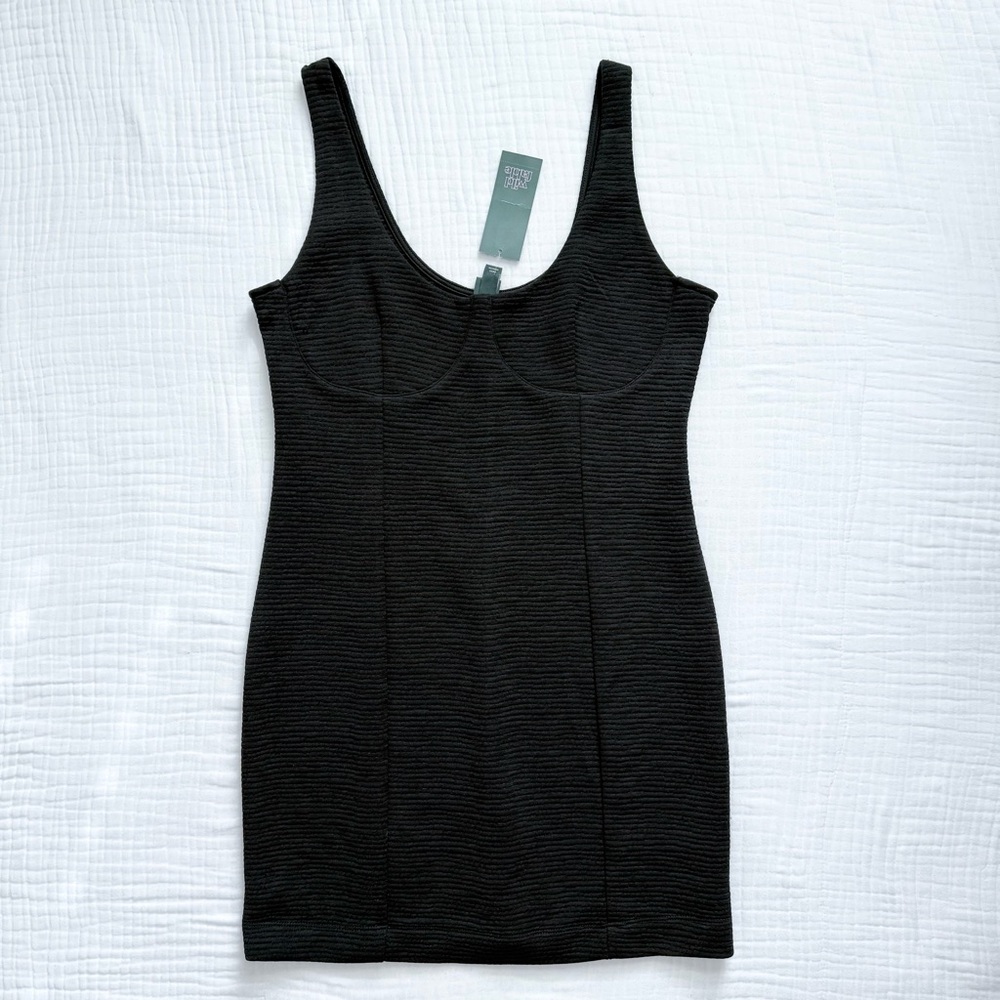 NWT Wild Fable black sleeveless bodycon dress size Medium; New with tags